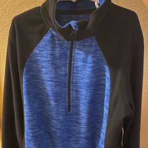 cute blue and black pullover & ps (petite small).